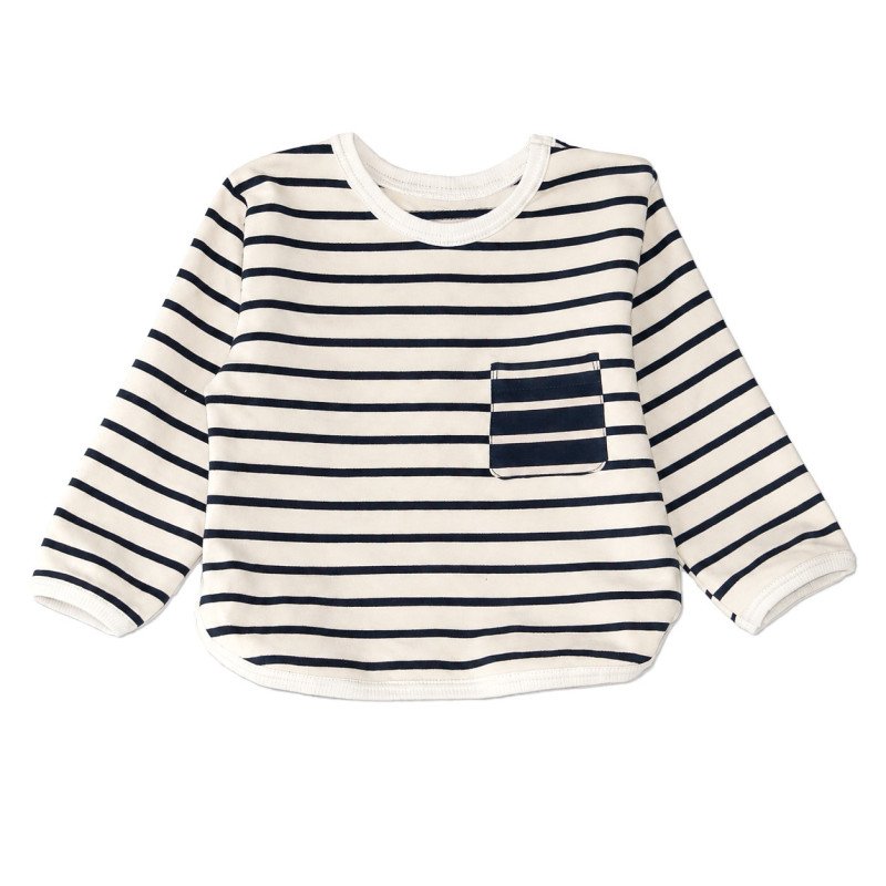 Stribet Sweatshirt til Børn | 100% Økologisk Bomuld
