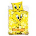 Junior sengetøj Disney Looney Tunes Tweety Gul fra MyTrendyKid.dk