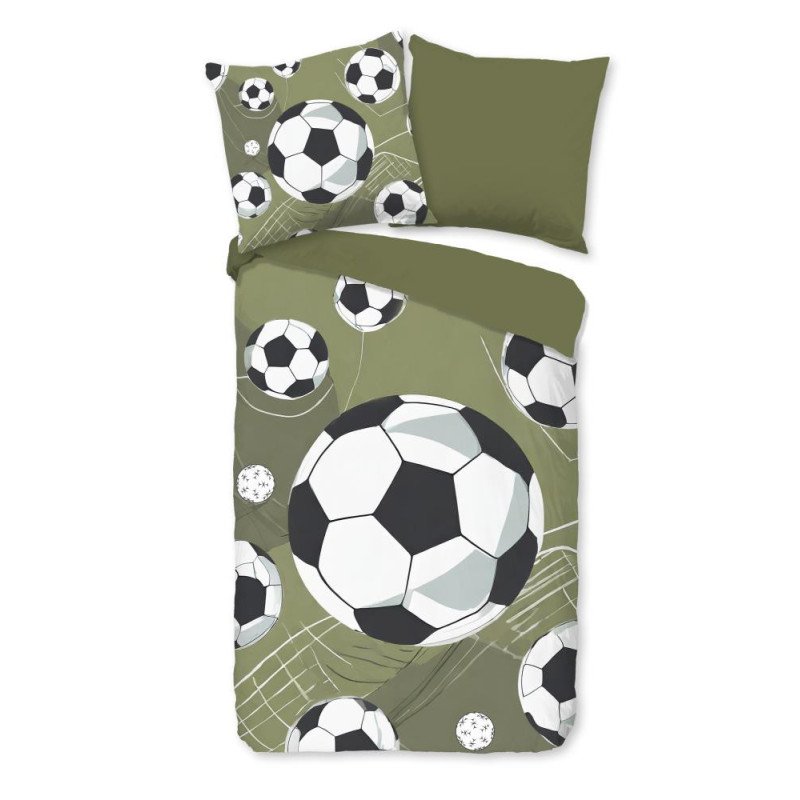 Sengesæt Daan i microfiber med fodboldtema