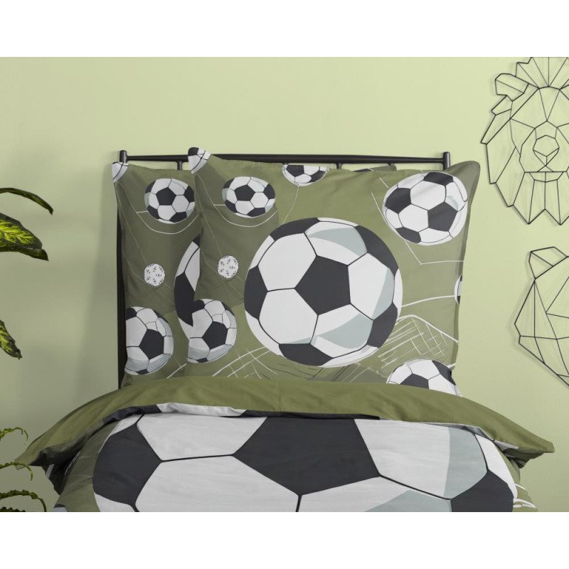 Sengesæt Daan i microfiber med fodboldtema