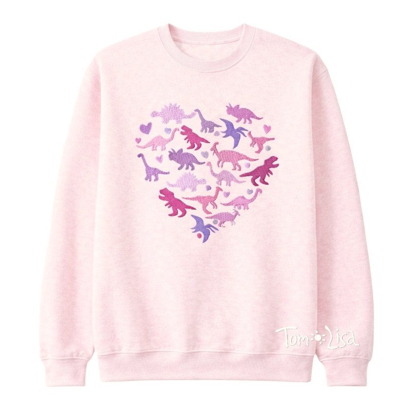 Sweatshirt med blondekrave til børn – Lyserød | Blød & elegant