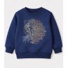 Sweatshirt med broderet tiger til børn | French Terry | Tom & Lisa