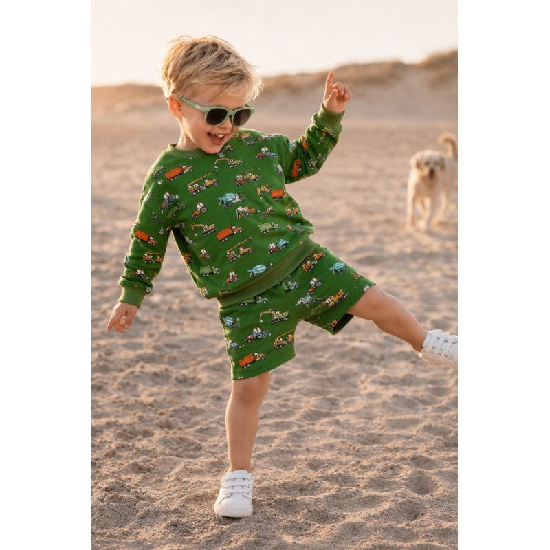 Sæt med sweatshirt og shorts | Arbejdsmaskiner