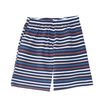 Shorts, Navyblå med striberne i 100% bomuld, fra Tom&Lisa