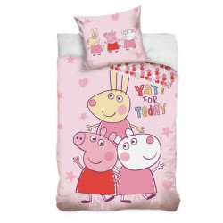 Junior sengetøj Gurli Gris med Peppa Gris fra MyTrendyKid. dk