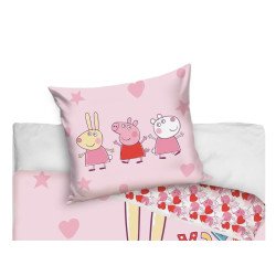 Junior sengetøj Gurli Gris med Peppa Gris fra MyTrendyKid. dk