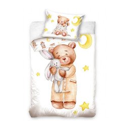 Junior sengetøj Bamse med Kanin fra MyTrendyKid.dk
