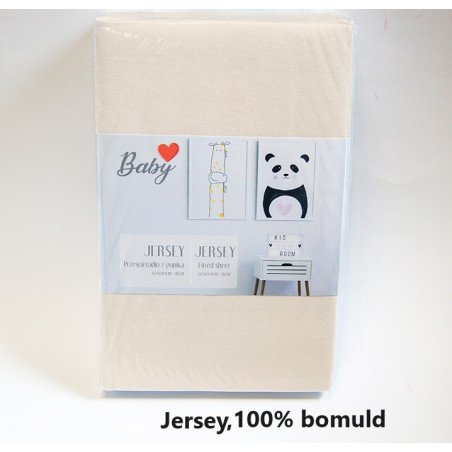 Junior Jersey Faconlagen Ecru