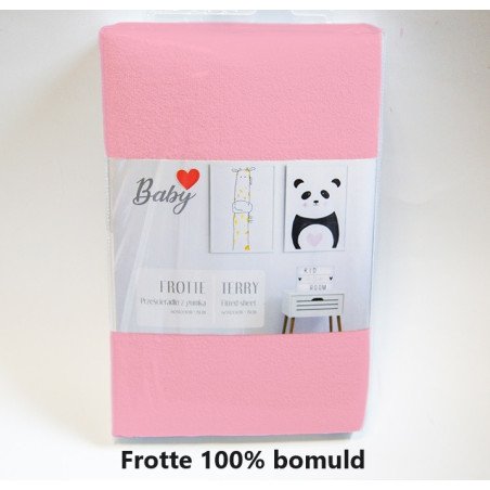 Junior Frotte Faconlagen i størrelse 60x120x15 cm med elastik