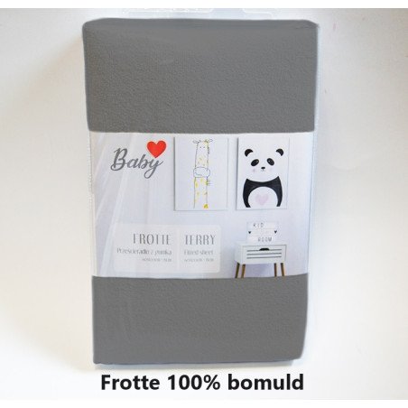 Junior Frotte Faconlagen i størrelse 60x120x15 cm med elastik