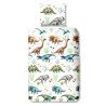 Børnesengetøj Dino med dinosaurmotiv fra Mytrendykid.dk