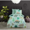 Børnesengetøj med dinosaurmotiv
