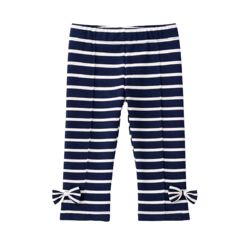 Сapri-leggings, Naviblå, Stribet