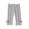 Stribede leggings med sløjfer til piger | Tom & Lisa